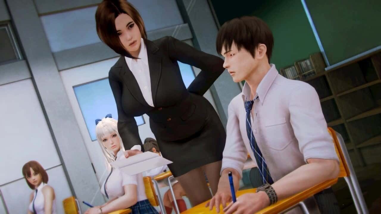 二次元老婆学院_Waifu Academy 探索场景 实机截图 2